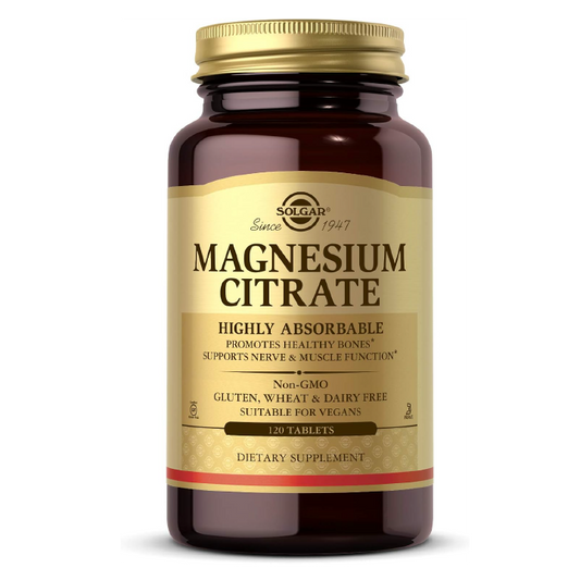 ⭐⭐⭐⭐⭐ Citrato de magnesio Solgar 400mg/ 120 tabletas
