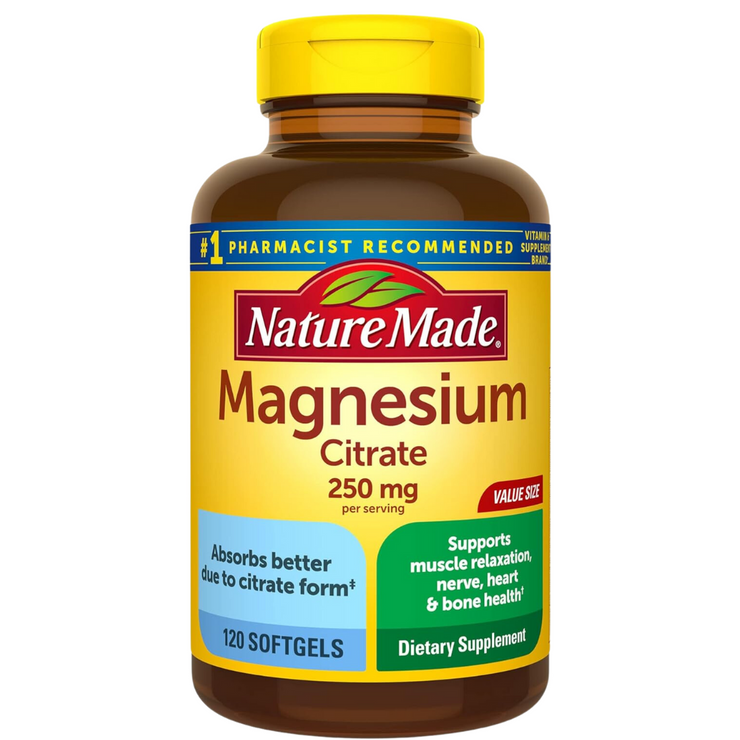 ⭐⭐⭐⭐⭐ Citrato de magnesio Nature Made 250mg/ 120 cápsulas